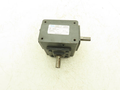 Morse Raider 154UL20 Worm Gearbox 20:1 Reducer .64Hp 87.5rpm 3/4" LH Output