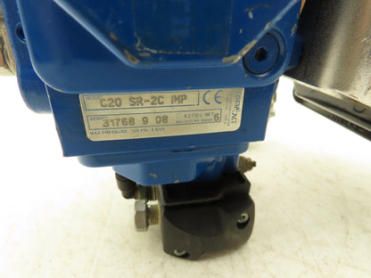 Compact II C20 SR-2C IMP 1/4 Turn 1/2" SS 1000psi Ball Valve & Actuator Switch