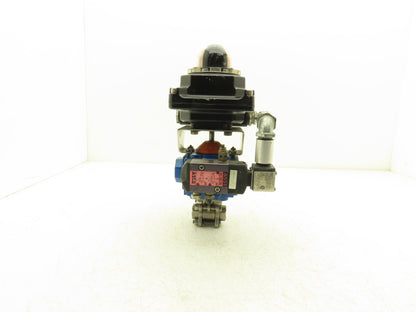 Compact II C20 SR-2C IMP 1/4 Turn 1/2" SS 1000psi Ball Valve & Actuator Switch