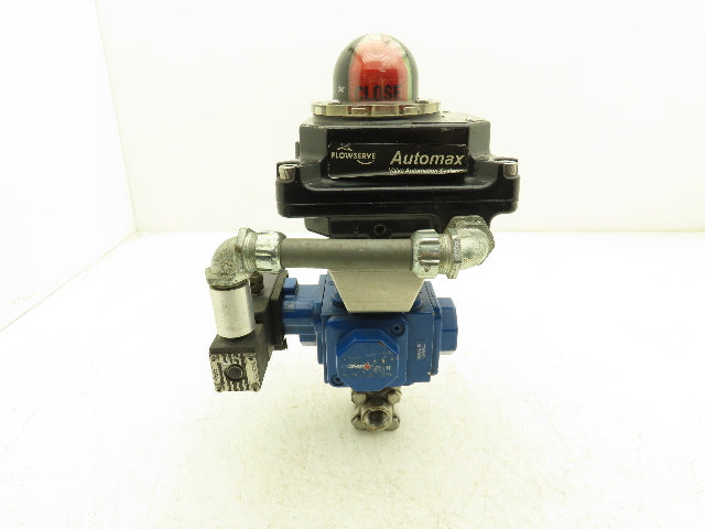 Compact II C20 SR-2C IMP 1/4 Turn 1/2" SS 1000psi Ball Valve & Actuator Switch