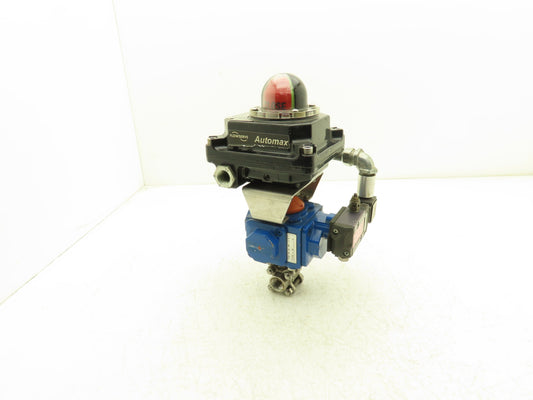 Compact II C20 SR-2C IMP 1/4 Turn 1/2" SS 1000psi Ball Valve & Actuator Switch