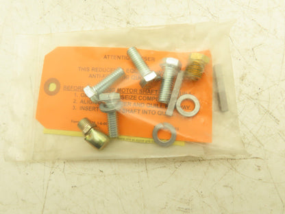 Morse Raider 175Q56L5 Worm Gearbox 5:1 Reducer 2.45Hp 350rpm 56C LH Output