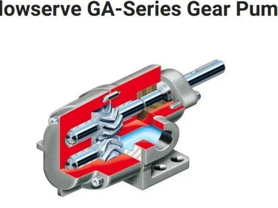 Flowserve 2GAFP0D0 Hydraulic Rotary Gear Pump GA Series