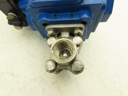 Compact II C20 SR-2C IMP 1/2" Stainless Ball Valve 1000psi 1/4 Turn Actuator Switch