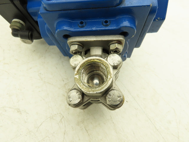 Compact II C20 SR-2C IMP 1/2" Stainless Ball Valve 1000psi 1/4 Turn Actuator Switch