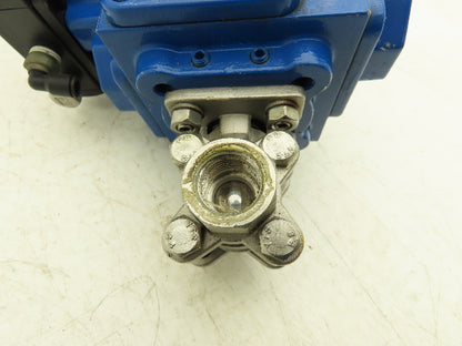 Compact II C20 SR-2C IMP 1/2" Stainless Ball Valve 1000psi 1/4 Turn Actuator Switch