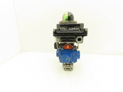 Compact II C20 SR-2C IMP 1/2" Stainless Ball Valve 1000psi 1/4 Turn Actuator Switch