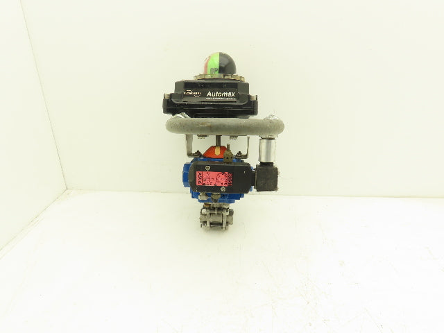 Compact II C20 SR-2C IMP 1/2" Stainless Ball Valve 1000psi 1/4 Turn Actuator Switch