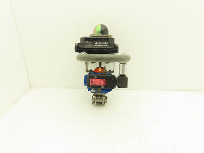 Compact II C20 SR-2C IMP 1/2" Stainless Ball Valve 1000psi 1/4 Turn Actuator Switch