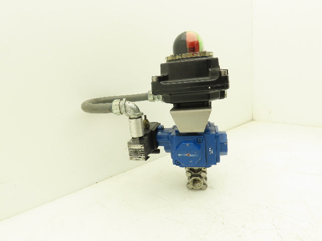 Compact II C20 SR-2C IMP 1/2" Stainless Ball Valve 1000psi 1/4 Turn Actuator Switch