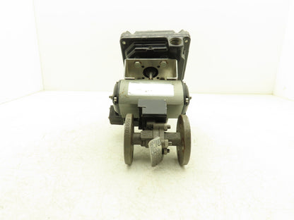 Idurco 1/2" Stainless Ball Valve #150 275psi 1/4 Turn Actuator w/Switch