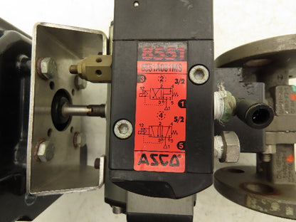 Idurco 1/2" Stainless Ball Valve #150 275psi 1/4 Turn Actuator w/Switch