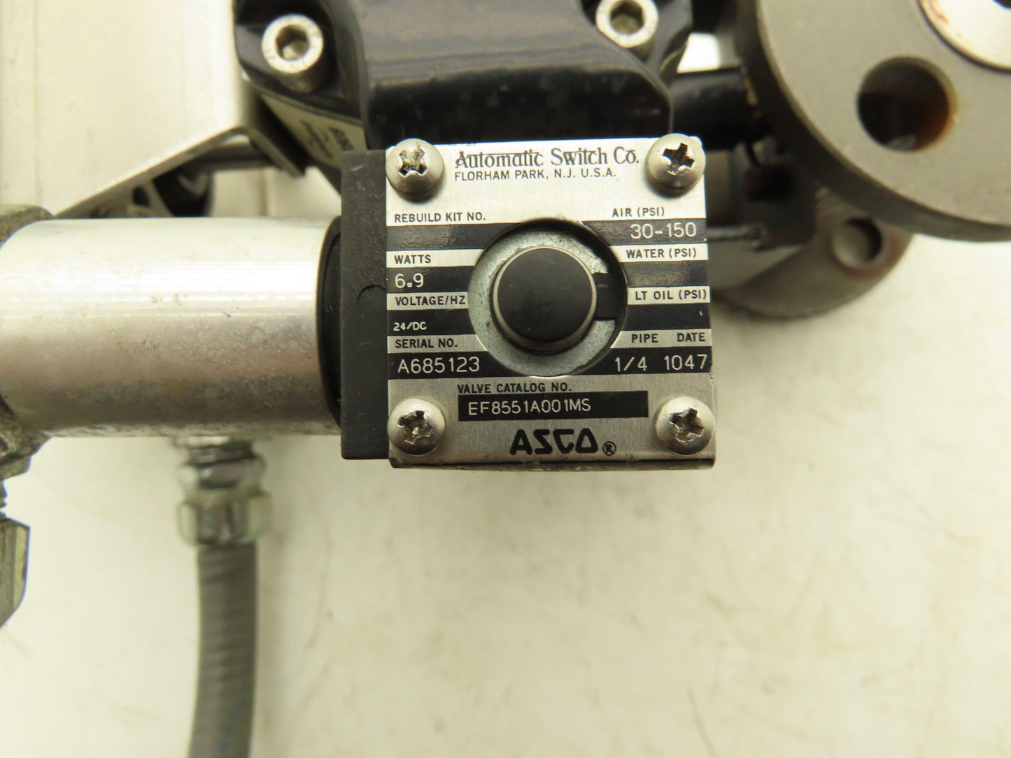 Idurco 1/2" Stainless Ball Valve #150 275psi 1/4 Turn Actuator w/Switch