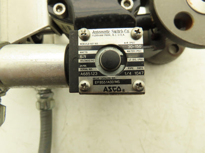 Idurco 1/2" Stainless Ball Valve #150 275psi 1/4 Turn Actuator w/Switch