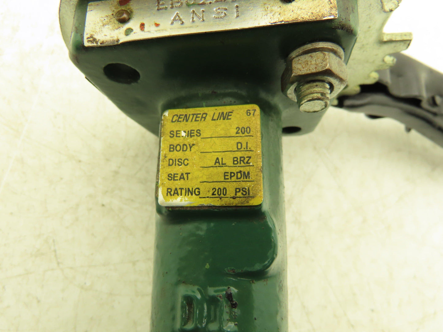 Center Line EB02277 Manual Wafer Butterfly Valve 4" 200psi Series 200