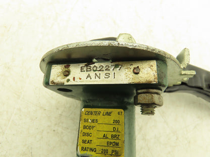 Center Line EB02277 Manual Wafer Butterfly Valve 4" 200psi Series 200