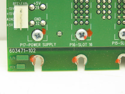 Delta Tau 603471-102 UBUS Backplane 16 Slot ACC-U16 Printed Circuit Board