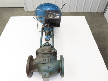 Neles-Jamesbury G110LGC32QC8Y 3" ANSI Globe Valve with Pneumatic Positioner