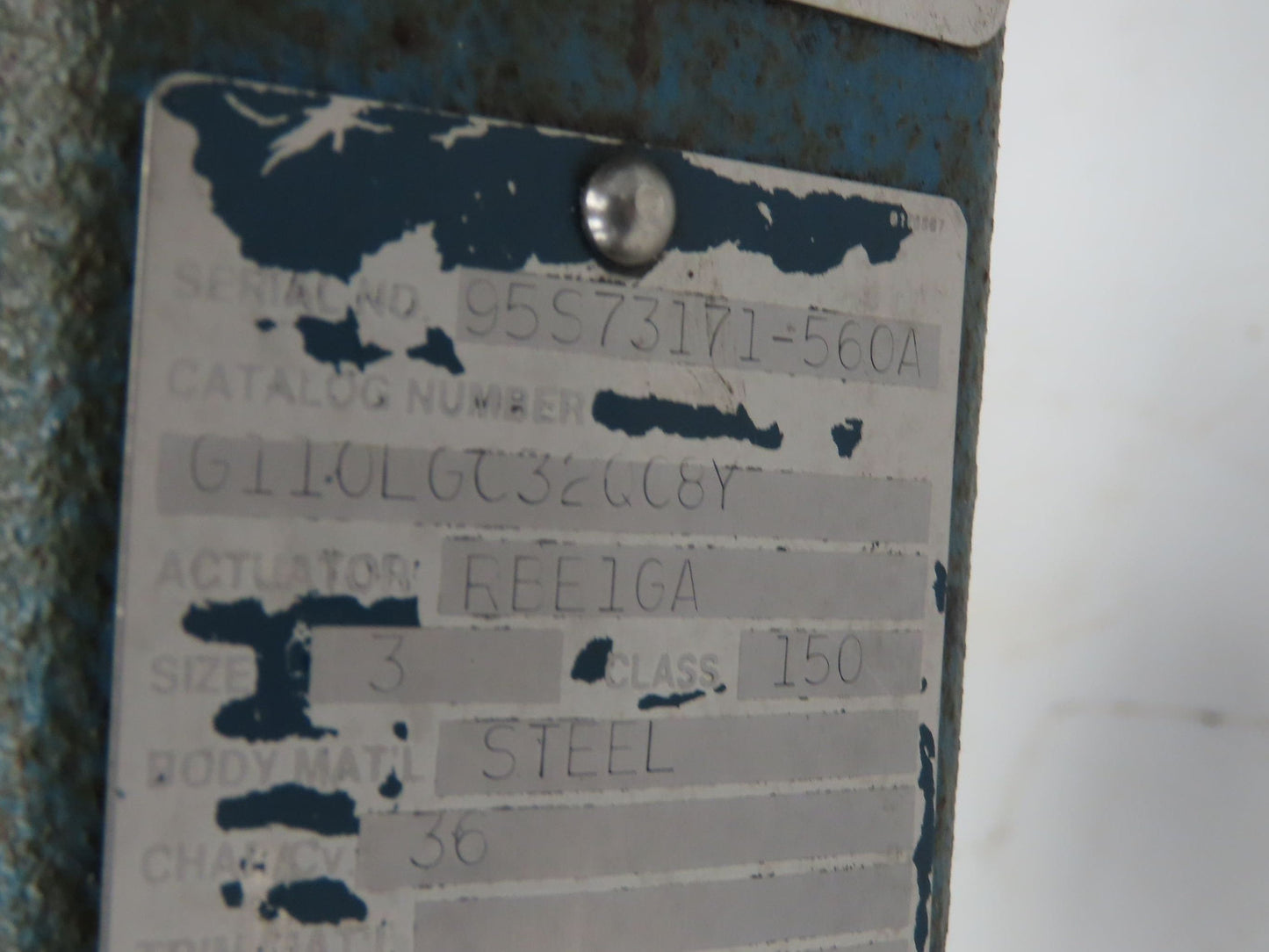 Neles-Jamesbury G110LGC32QC8Y 3" ANSI Globe Valve with Pneumatic Positioner