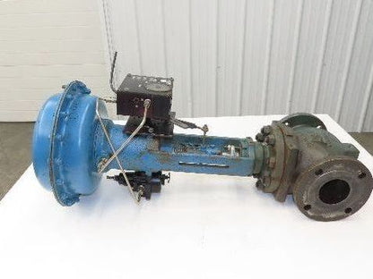 Neles-Jamesbury G110LGC32QC8Y 3" ANSI Globe Valve with Pneumatic Positioner