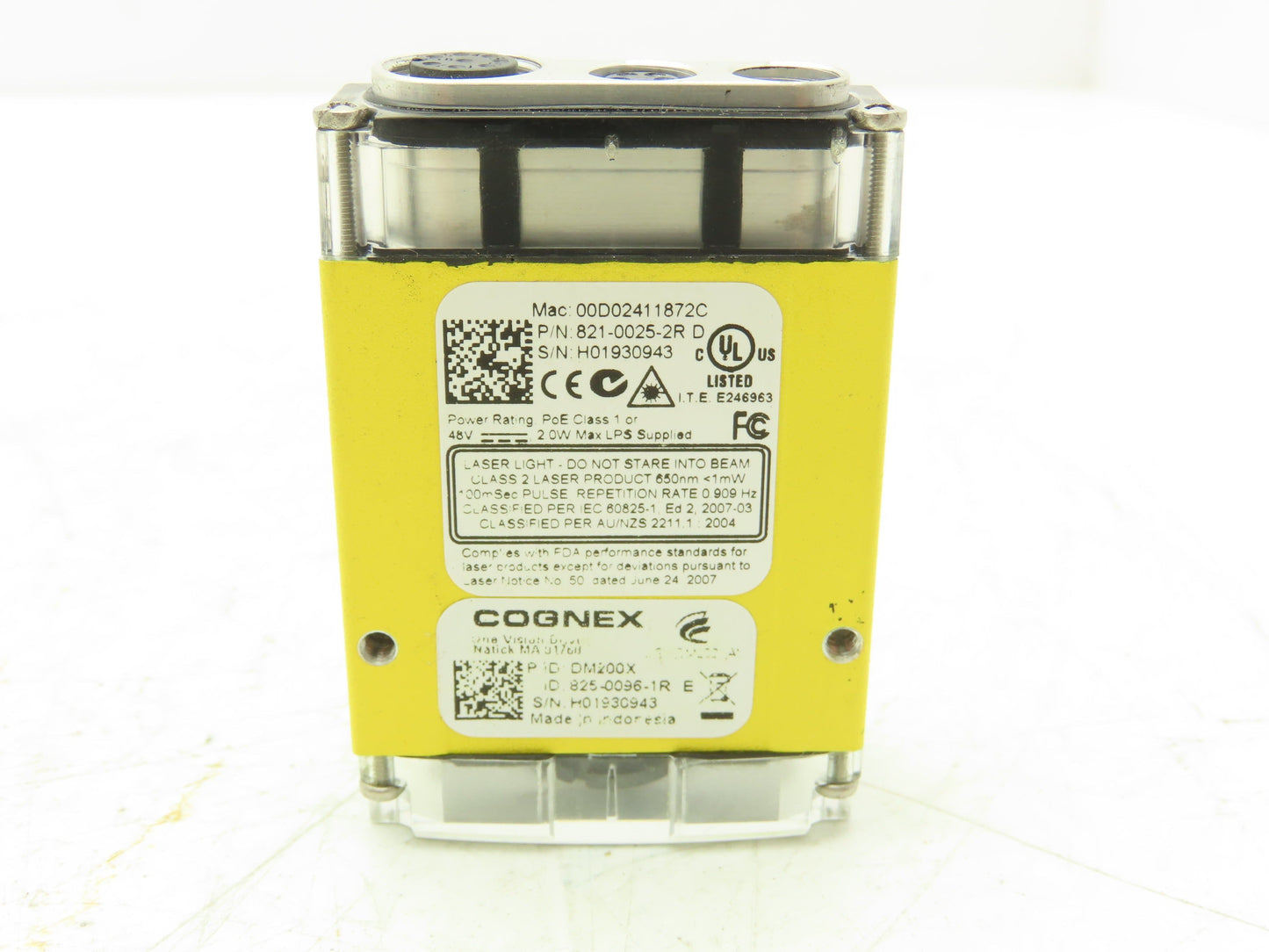 Cognex 821-0025-2R D Dataman DM200X Barcode Reader Scanner One Vision Drive