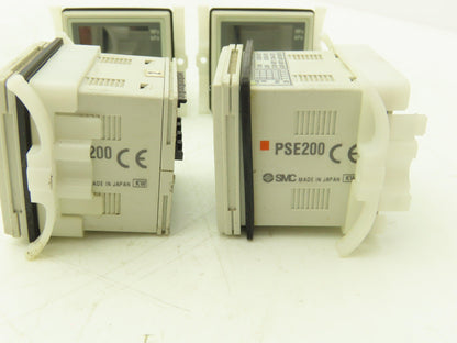 SMC PSE200 Multi Channel Controller Pressure Sensor Lot Of 4