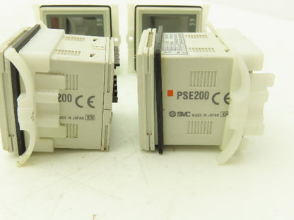 SMC PSE200 Multi Channel Controller Pressure Sensor Lot Of 4