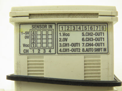 SMC PSE200 Multi Channel Controller Pressure Sensor Lot Of 4
