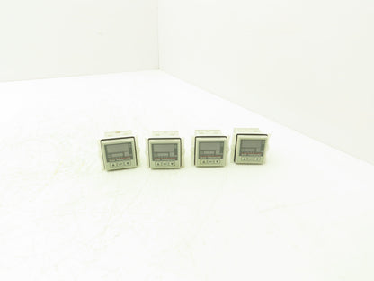 SMC PSE200 Multi Channel Controller Pressure Sensor Lot Of 4
