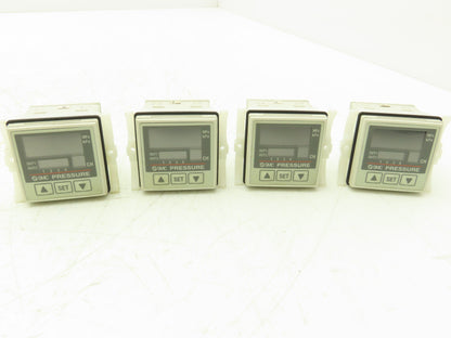 SMC PSE200 Multi Channel Controller Pressure Sensor Lot Of 4