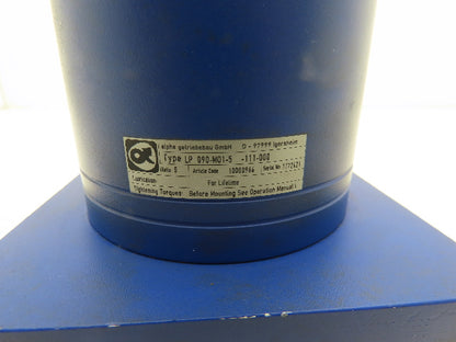 Alpha Wittenstein LP 090-M01-5-111-000 Servo Gearbox 5:1 Inline Reducer