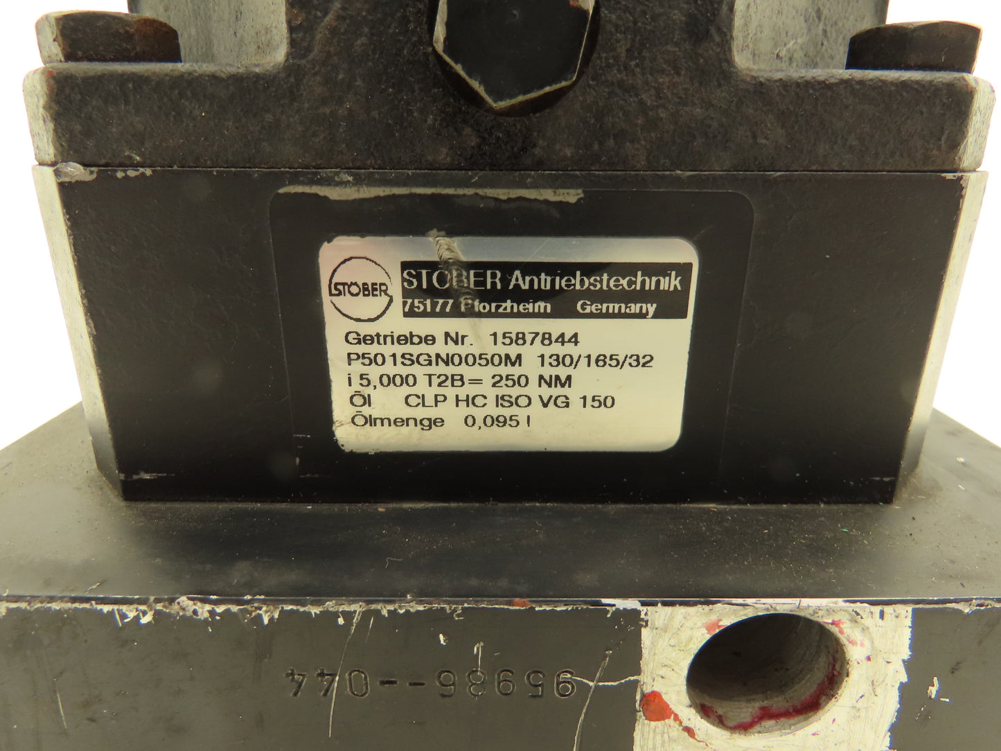 Stober P501SGN0050M 130/165/32 Inline Servo Gearhead 5:1 Gearbox Reducer 250Nm