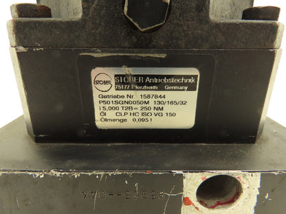 Stober P501SGN0050M 130/165/32 Inline Servo Gearhead 5:1 Gearbox Reducer 250Nm
