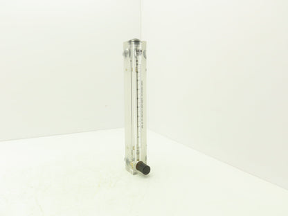 King Instrument 75302117C05 Flow Meter 14" Long 3/4" NPT Adjustable Clear F Port
