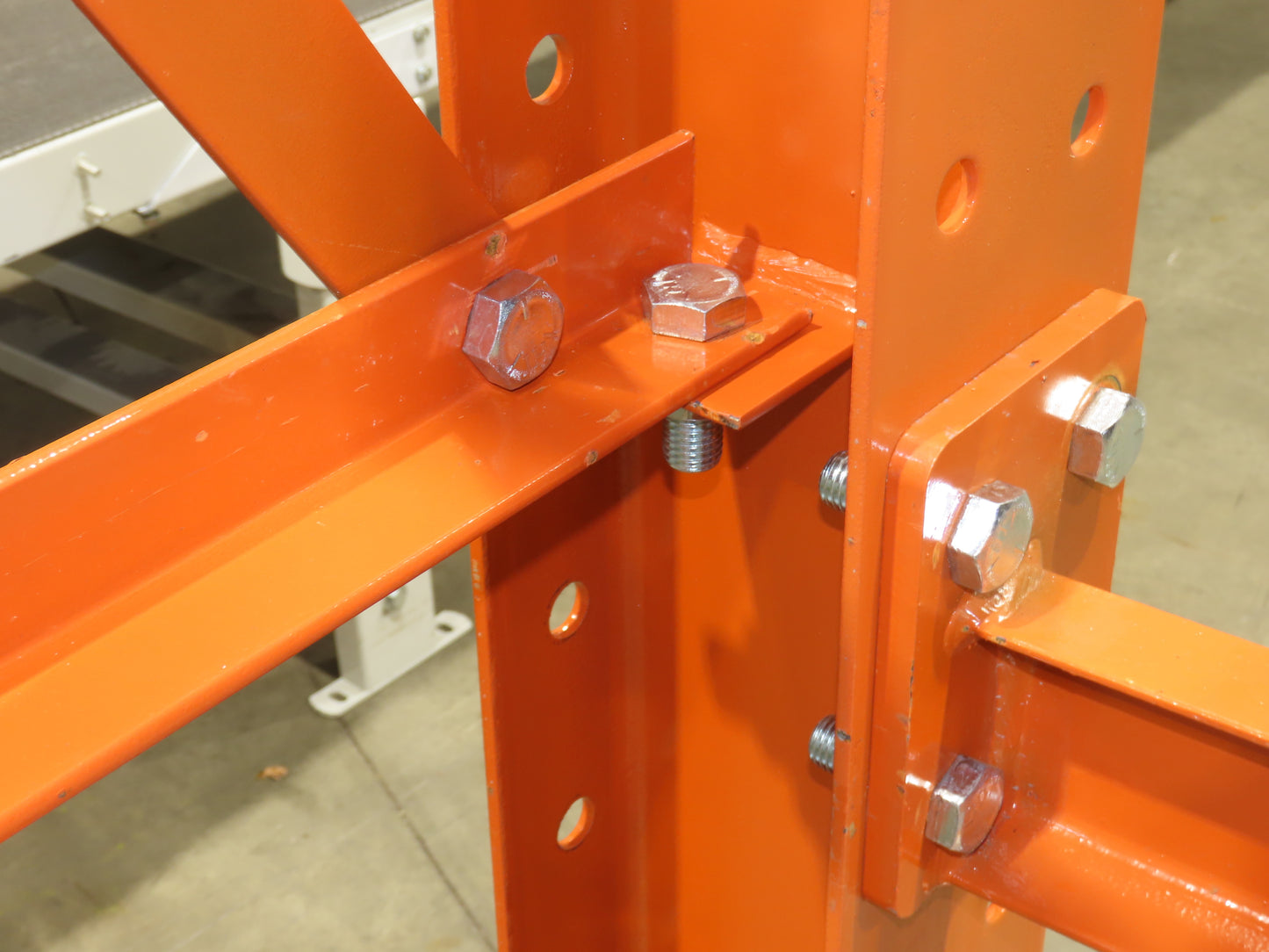 Cantilever Rack 2 W6-15 Post 3 Shelf 1-Side 144" 12' Upright 54"W 48" Arms 3200#