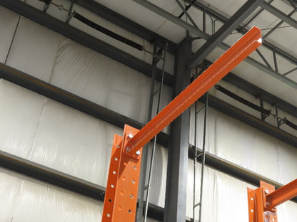 Cantilever Rack 2 W6-15 Post 3 Shelf 1-Side 144" 12' Upright 54"W 48" Arms 3200#