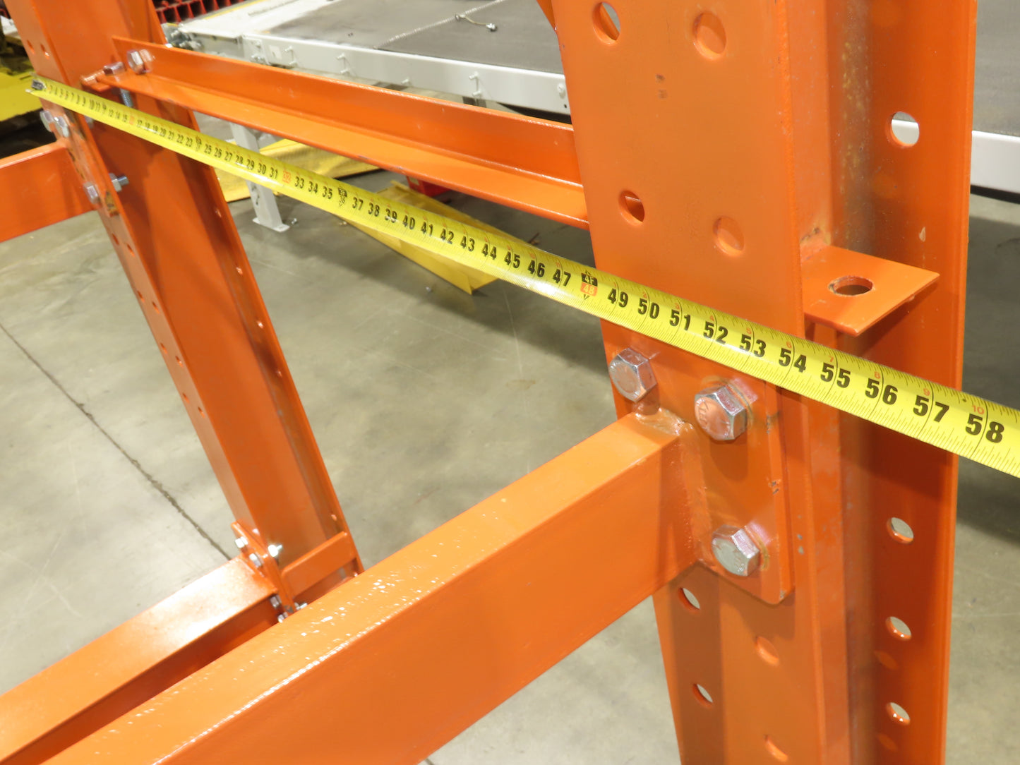 Cantilever Rack 2 W6-15 Post 3 Shelf 1-Side 144" 12' Upright 54"W 48" Arms 3200#