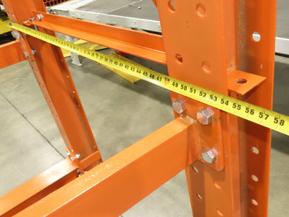 Cantilever Rack 2 W6-15 Post 3 Shelf 1-Side 144" 12' Upright 54"W 48" Arms 3200#