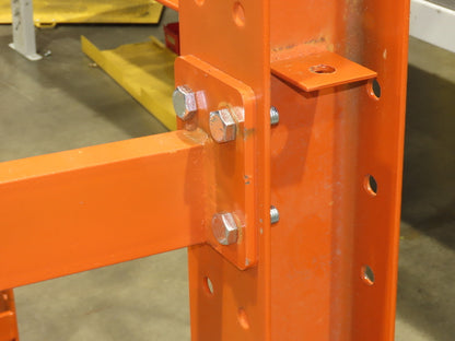 Cantilever Rack 2 W6-15 Post 3 Shelf 1-Side 144" 12' Upright 54"W 48" Arms 3200#