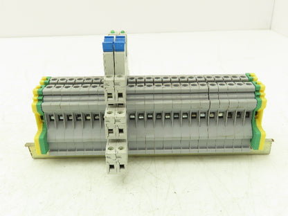 Connectwell Hongfa 41F-1Z-C2-5 Terminal Block Relay base D Rail Mixed Lot of 78