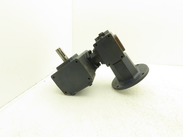 Ironman DM818-300-140-L Gearbox 300:1 Double Reduction 1/8Hp 5.8rpm 56C-145TC