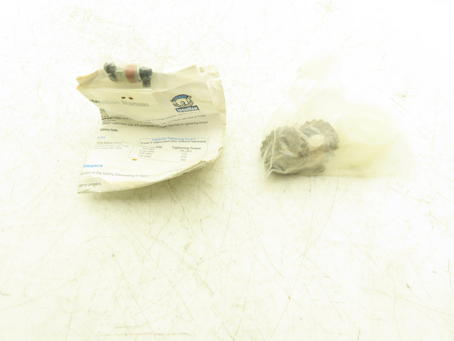 Ironman DM818-300-140-L Gearbox 300:1 Double Reduction 1/8Hp 5.8rpm 56C-145TC