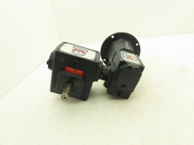 Ironman DM818-300-140-L Gearbox 300:1 Double Reduction 1/8Hp 5.8rpm 56C-145TC