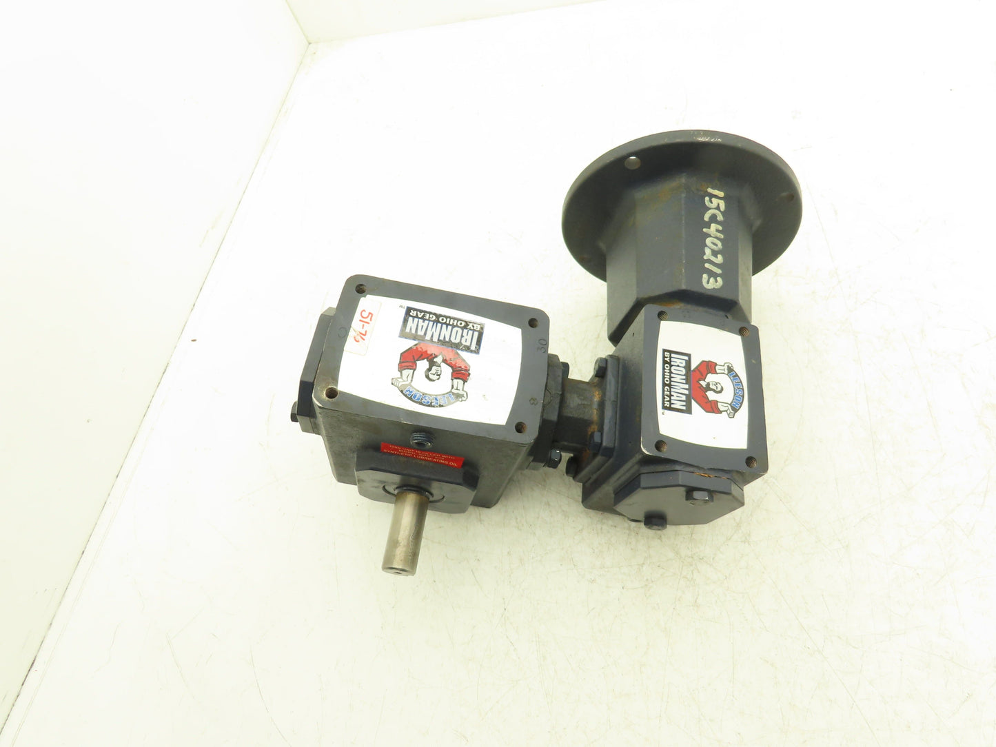 Ironman DM818-300-140-L Gearbox 300:1 Double Reduction 1/8Hp 5.8rpm 56C-145TC