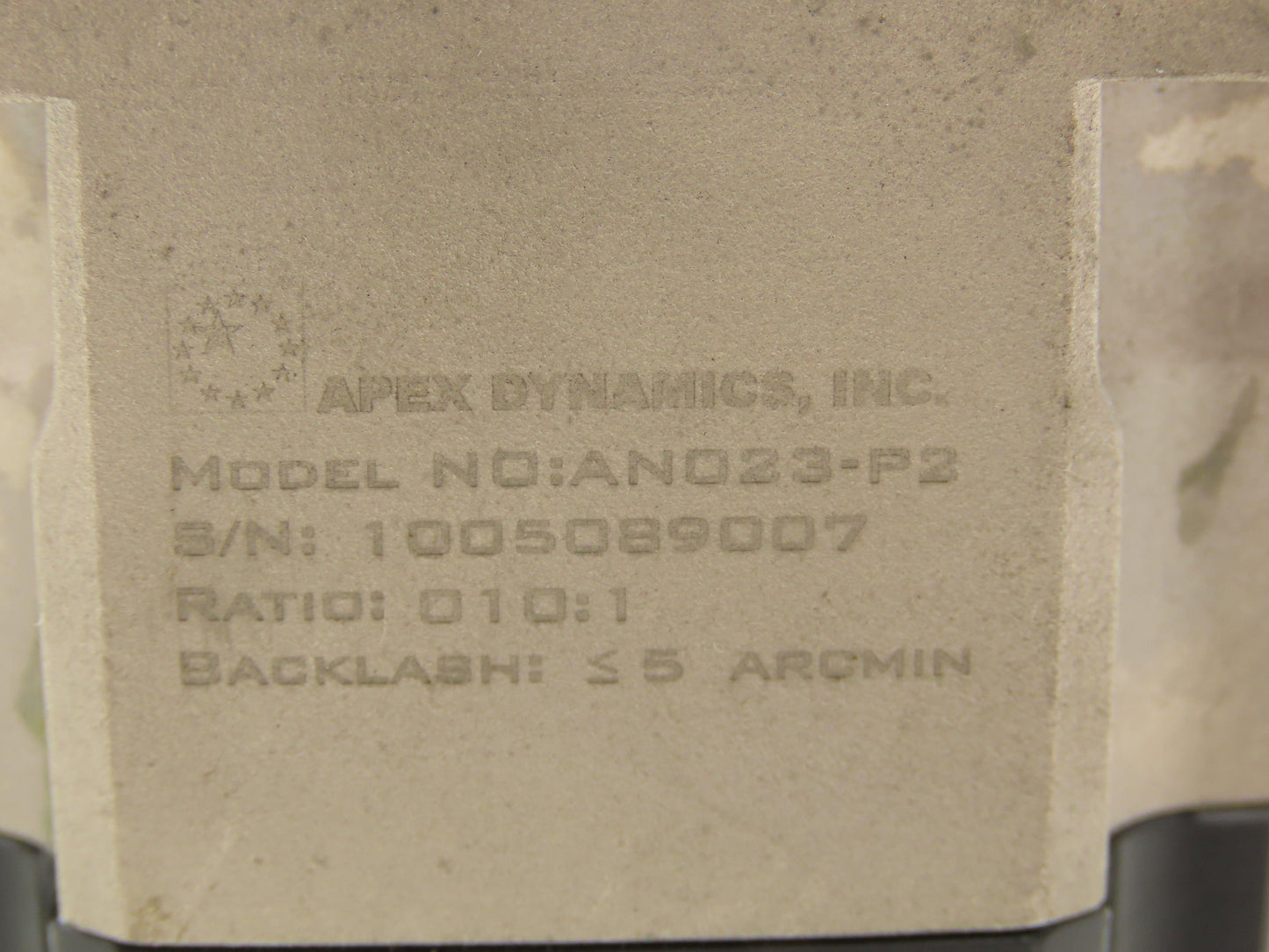 Apex Dynamics AN023-P2 Inline Gearbox 10:1 Planetary Gear Head Reducer