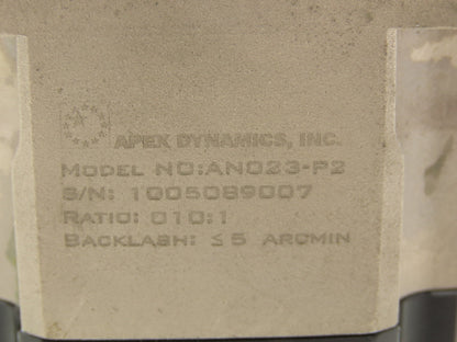Apex Dynamics AN023-P2 Inline Gearbox 10:1 Planetary Gear Head Reducer