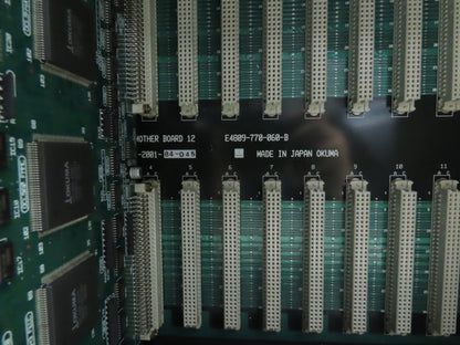 Okuma OPUS 7000 E7191-855-019-2 CPU/IF Rack 12 Chassis Backplane Add-On Cards