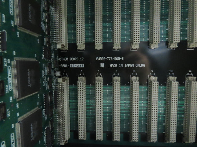 Okuma OPUS 7000 E7191-855-019-2 CPU/IF Rack 12 Chassis Backplane Add-On Cards