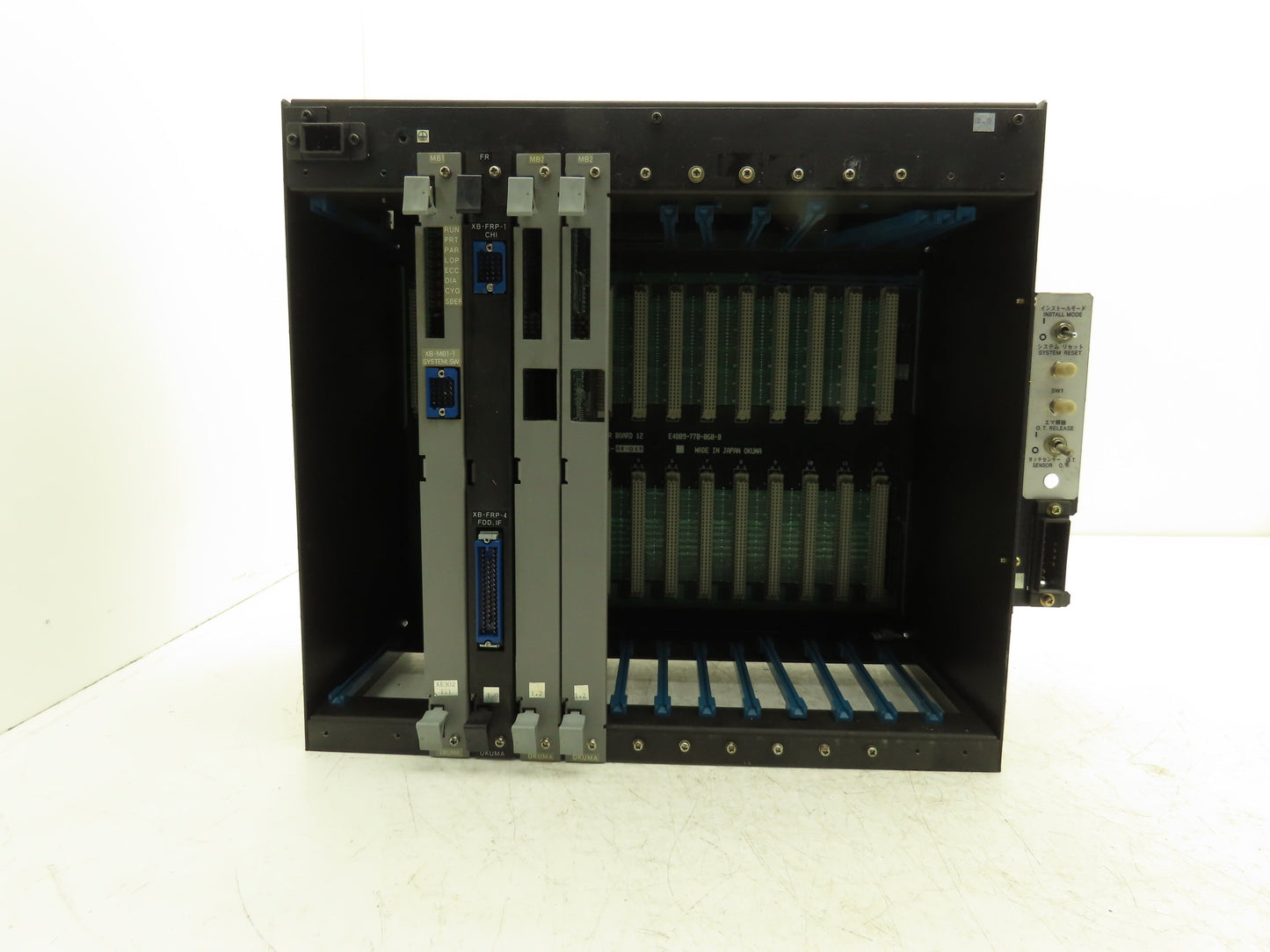 Okuma OPUS 7000 E7191-855-019-2 CPU/IF Rack 12 Chassis Backplane Add-On Cards