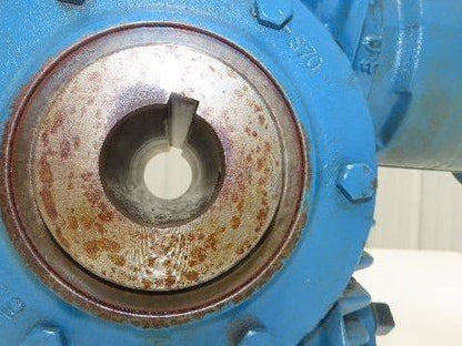 Cone Drive MSH030-1 Worm Gearbox 60:1 Reducer 19rpm 1.15Hp 1-1/2" Hollow Shaft